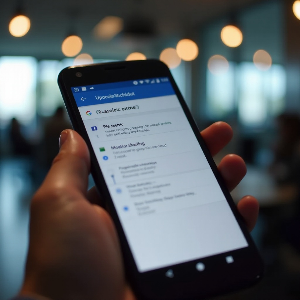 jak nastavit sdílení polohy na Androidu