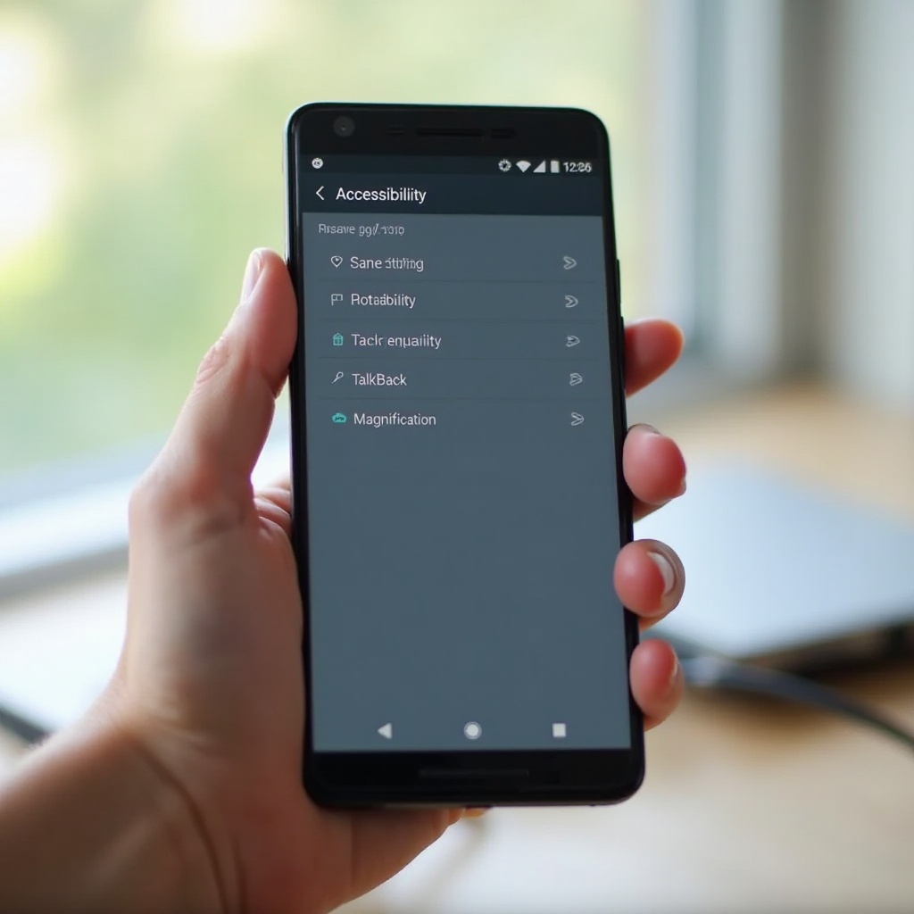 android отключить режим специальных возможностей