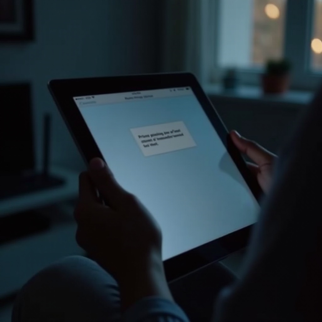 настройки сети не позволяют загружать контент в приватном режиме на iPad