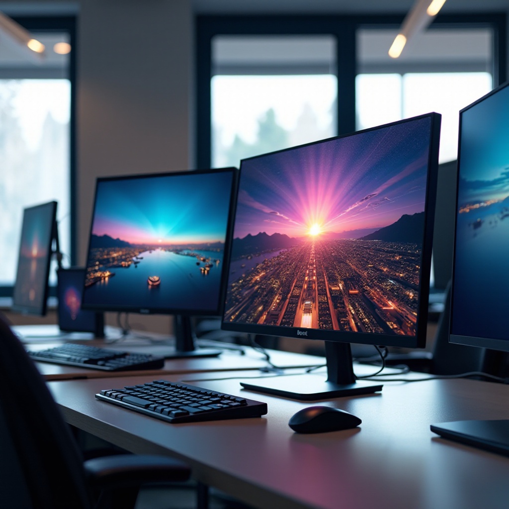 najlepsze monitory biurkowe do pracy