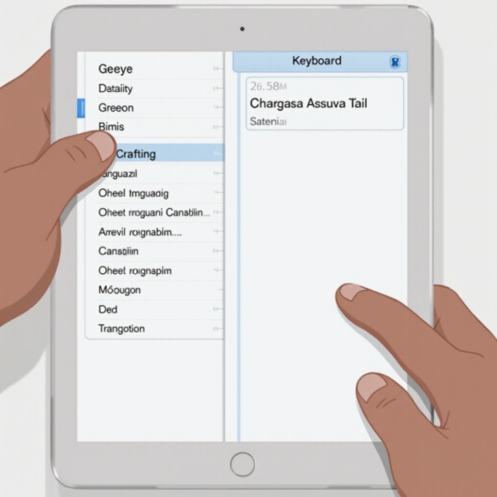 как изменить язык на клавиатуре iPad