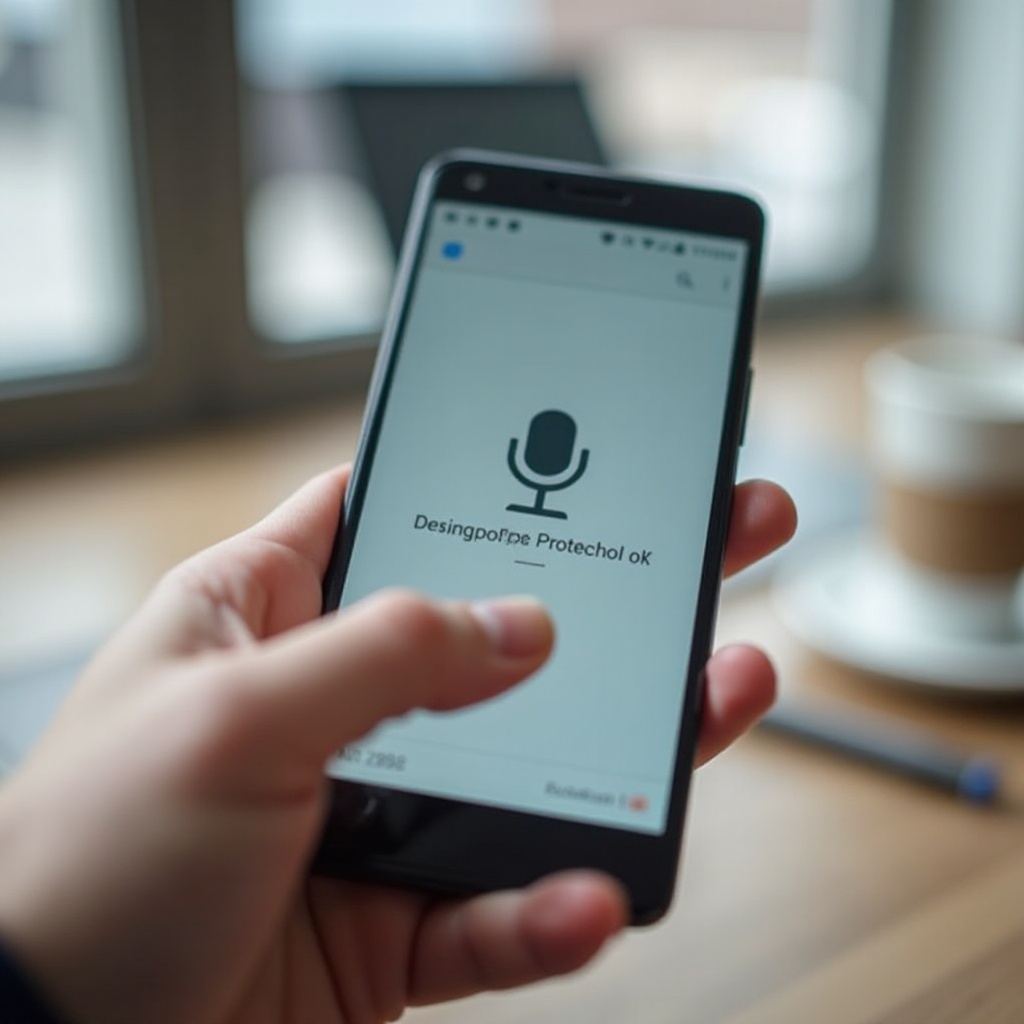 голосовой ввод в android не работает
