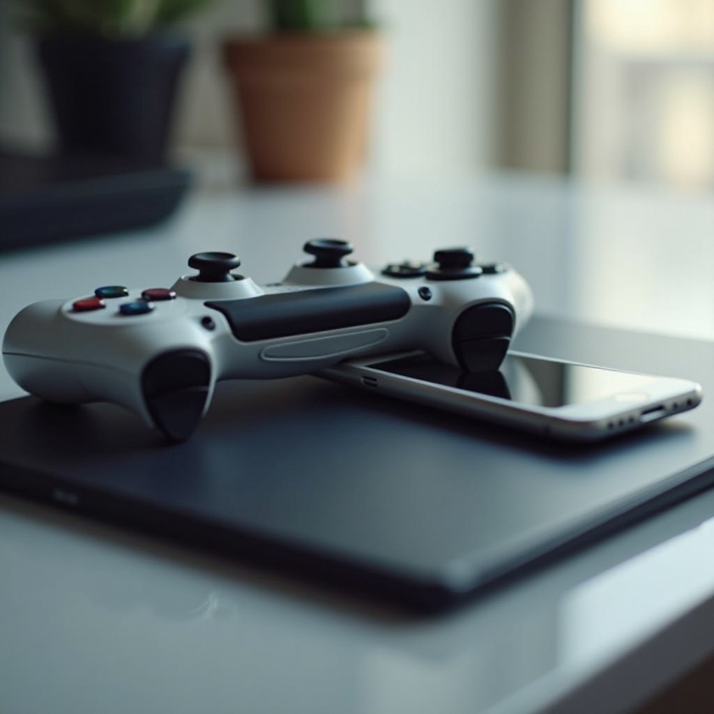 как подключить контроллер ps4 к телефону