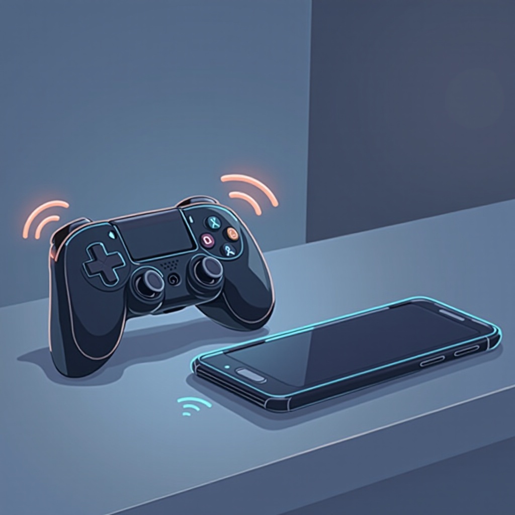 jak připojit ovladač ps4 k telefonu