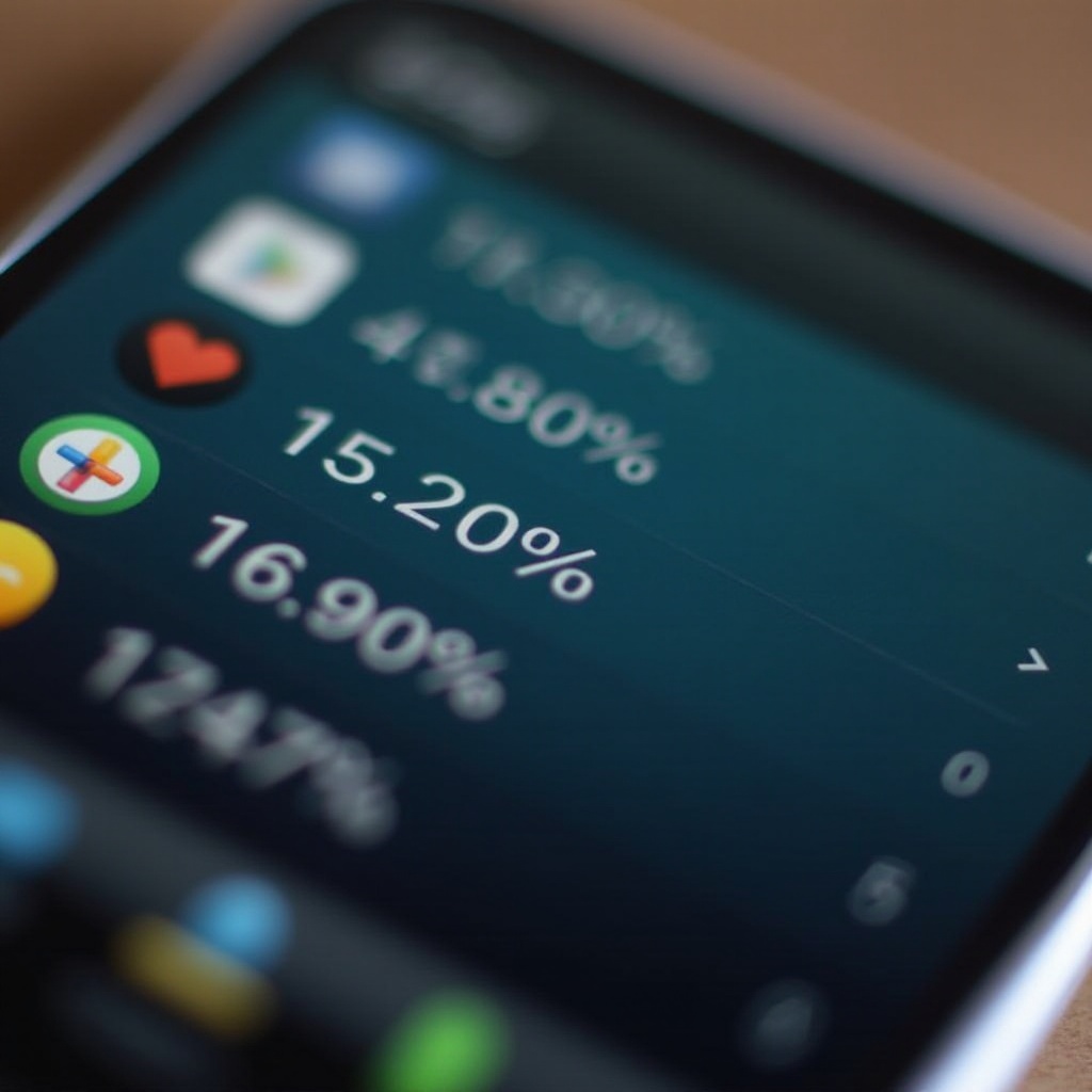 android какое приложение использует батарею