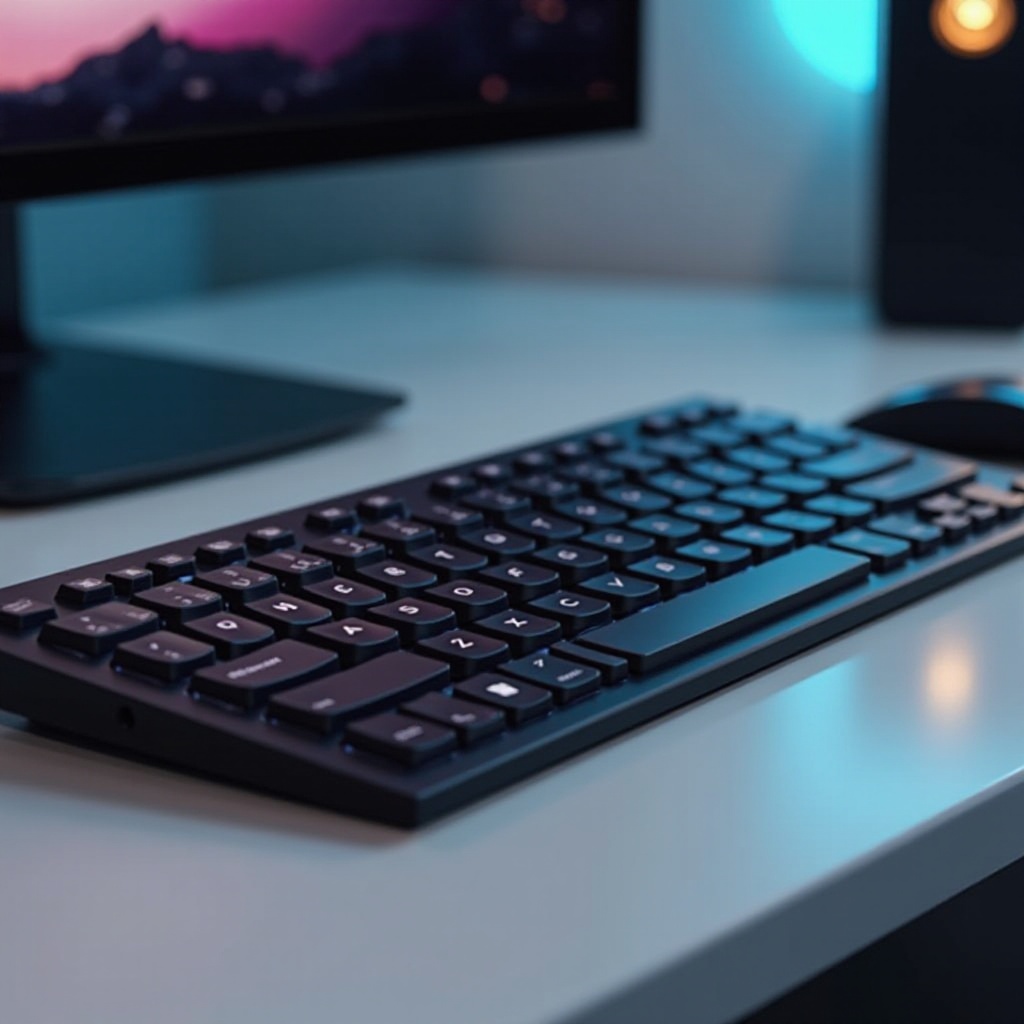 klawiatura z gniazdem słuchawkowym