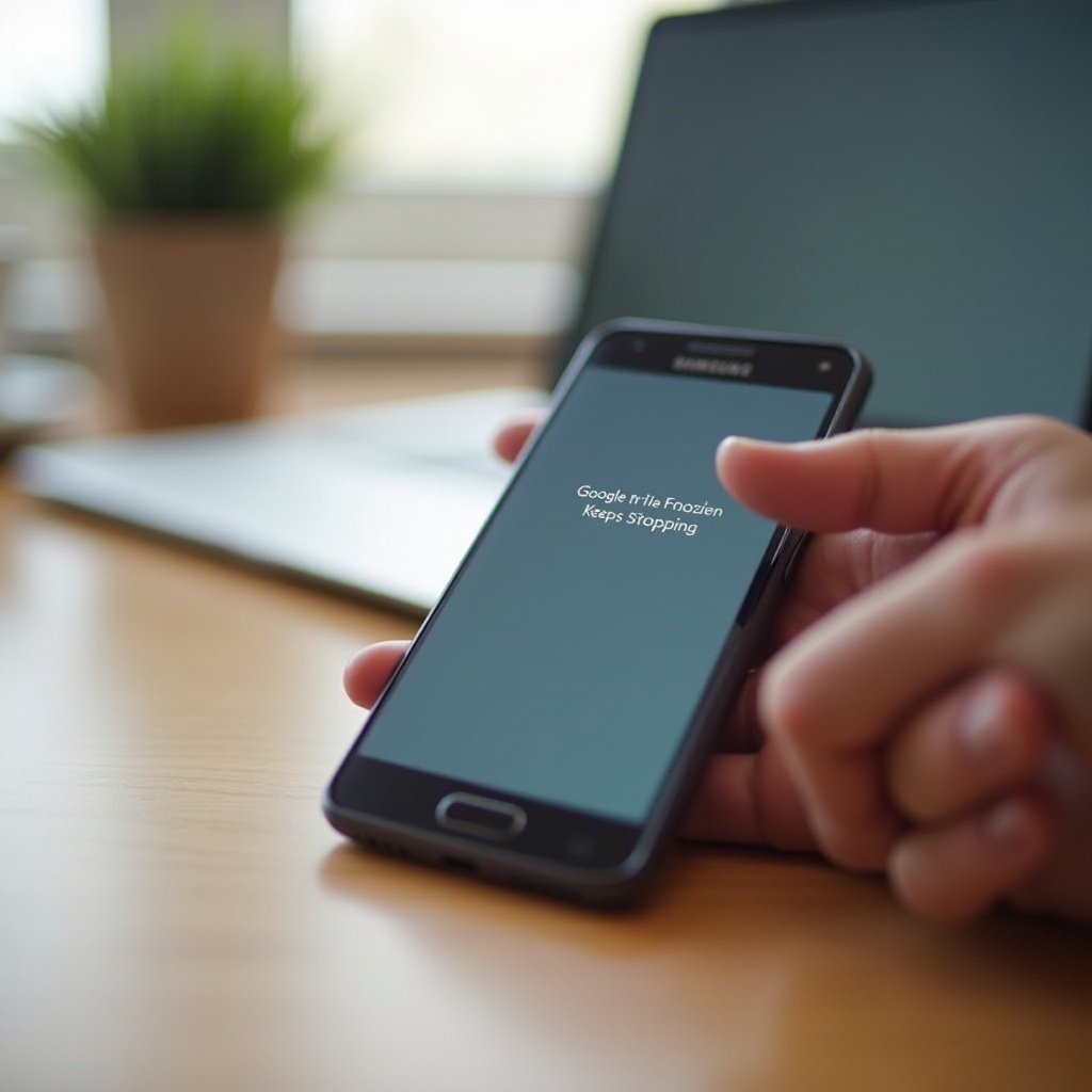 google stále přestává fungovat na telefonu samsung