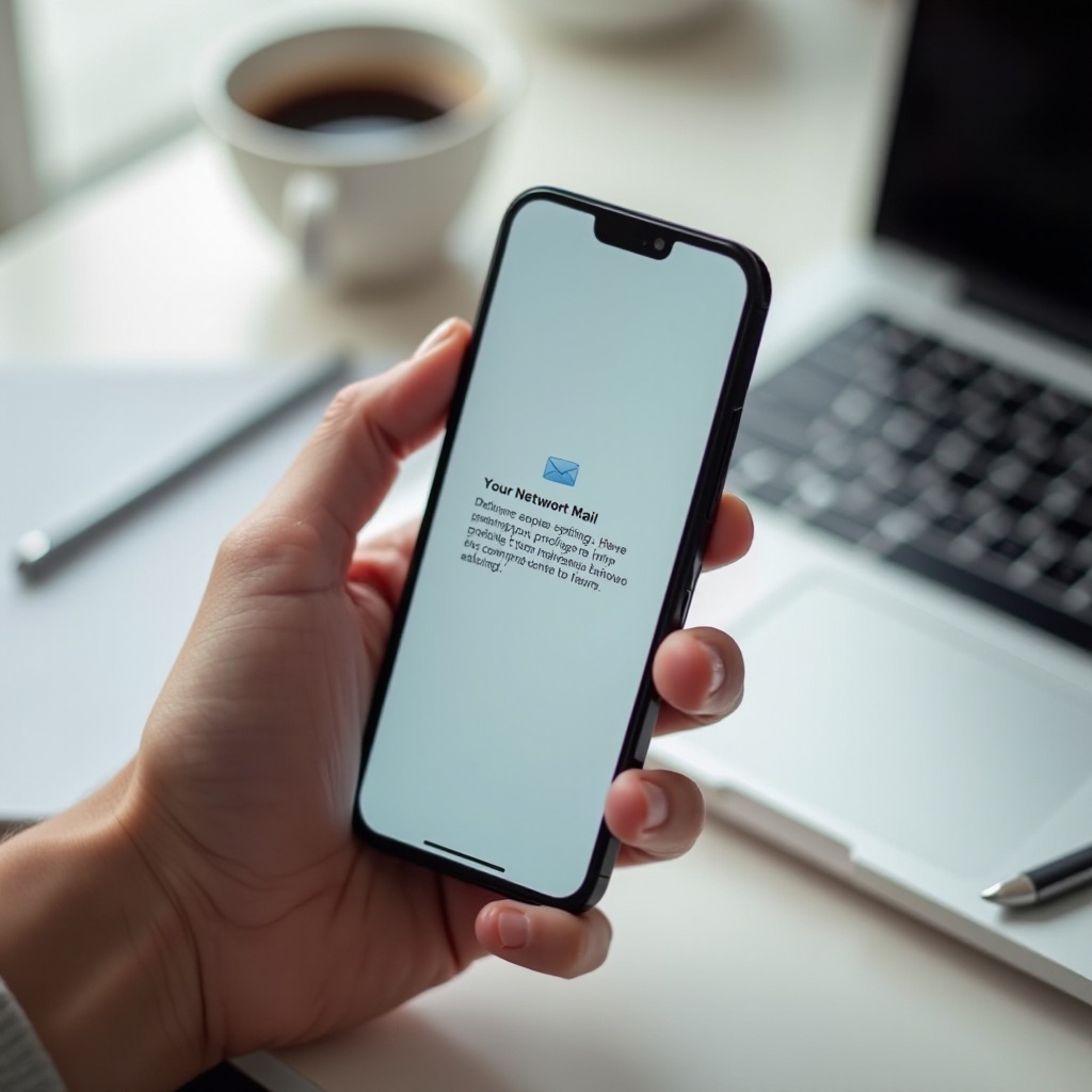 iphone mail: nastavení sítě brání soukromému načítání obsahu