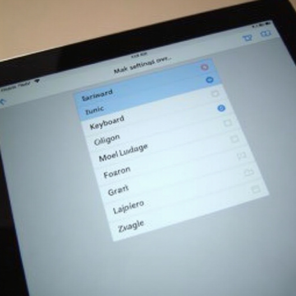 како променити језик на тастатури iPad-а